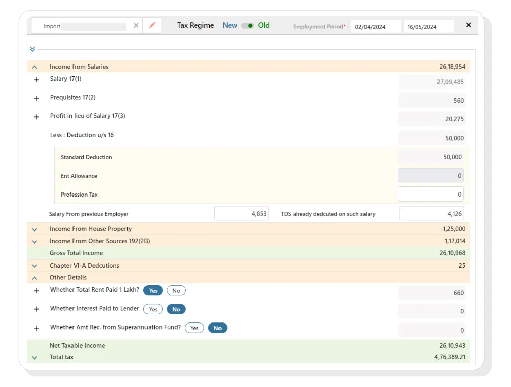 Email communication from Express TDS Itself