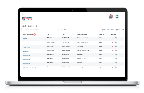 Express TDS (Anytime, Anywhere, Any Device)